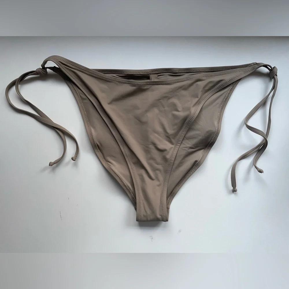 Skims Signature Swim Dipped Tie Bikini Bottom Size 3X NWT Desert
